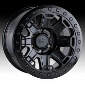 Black Rhino Rift Beadlock Matte Black Custom Truck Wheels